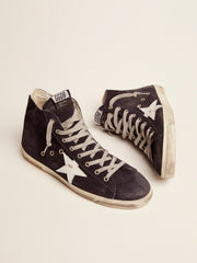 Golden Goose Men's Francy in leather with leather star and heel tab