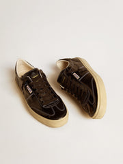 Golden Goose Men's Soul Star in black patent leather with black leather heel tab
