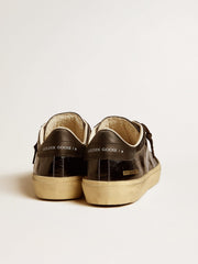 Golden Goose Men's Soul Star in black patent leather with black leather heel tab