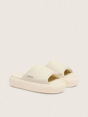 Golden Goose Men's Space-Star Slide slip-ons in white leather