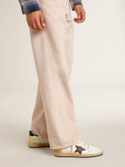 Golden Goose Men’s Ball Star LTD with mesh star and midnight blue leather heel tab
