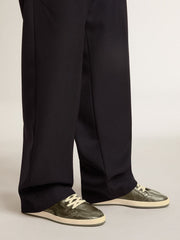 Golden Goose Men’s Ball Star in black nappa with suede star and nappa heel tab