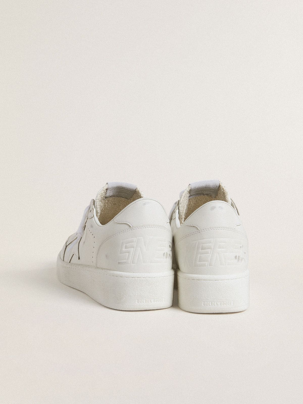 Golden Goose Men's Ball Star with white leather star and heel tab