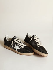 Golden Goose Men's Ball Star in black suede with white leather star