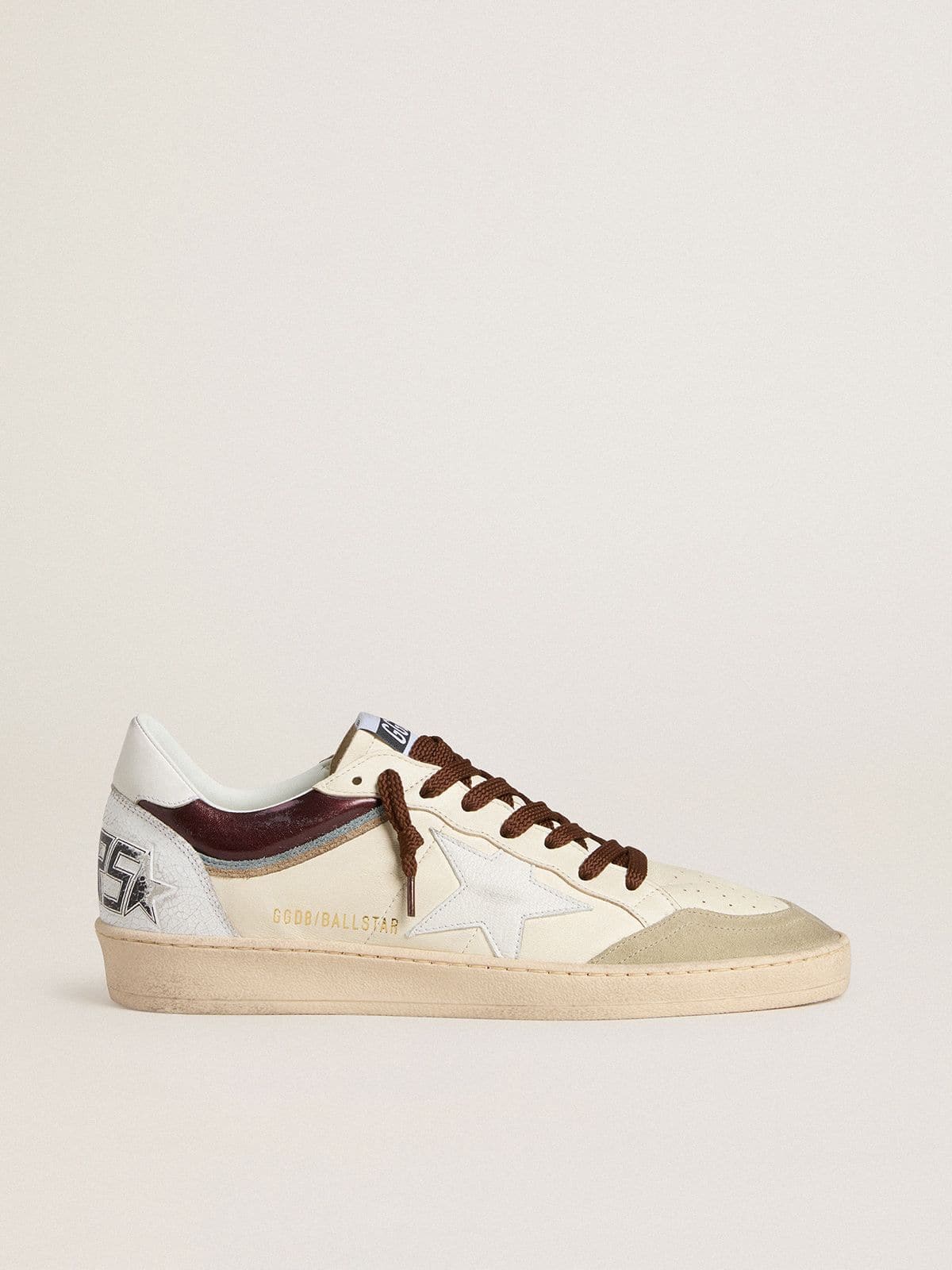 Golden Goose Men's Ball Star LTD in nappa with nappa star and leather heel tab