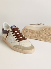 Golden Goose Men's Ball Star LTD in nappa with nappa star and leather heel tab