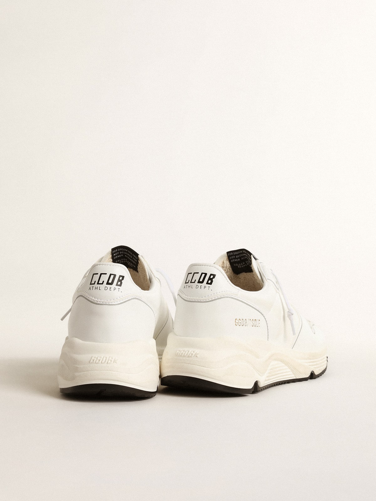 Golden Goose Men’s bio-based Running Sole with white star and heel tab