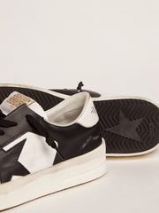 Golden Goose Men's Stardan in white and black leather
