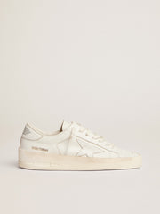 Golden Goose Men's Stardan in white leather