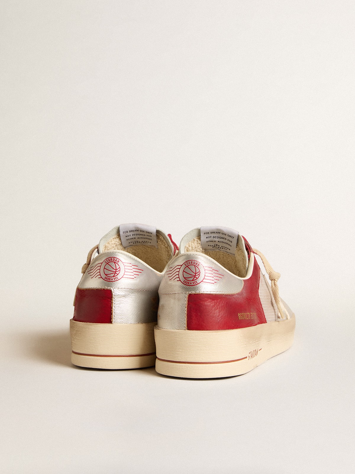 Golden Goose Men's Stardan  in mesh and nubuck with nappa star and leather heel tab