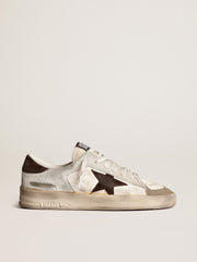 Golden Goose Men’s Stardan in nappa and pony skin with brown suede star