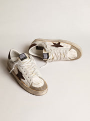 Golden Goose Men’s Stardan in nappa and pony skin with brown suede star
