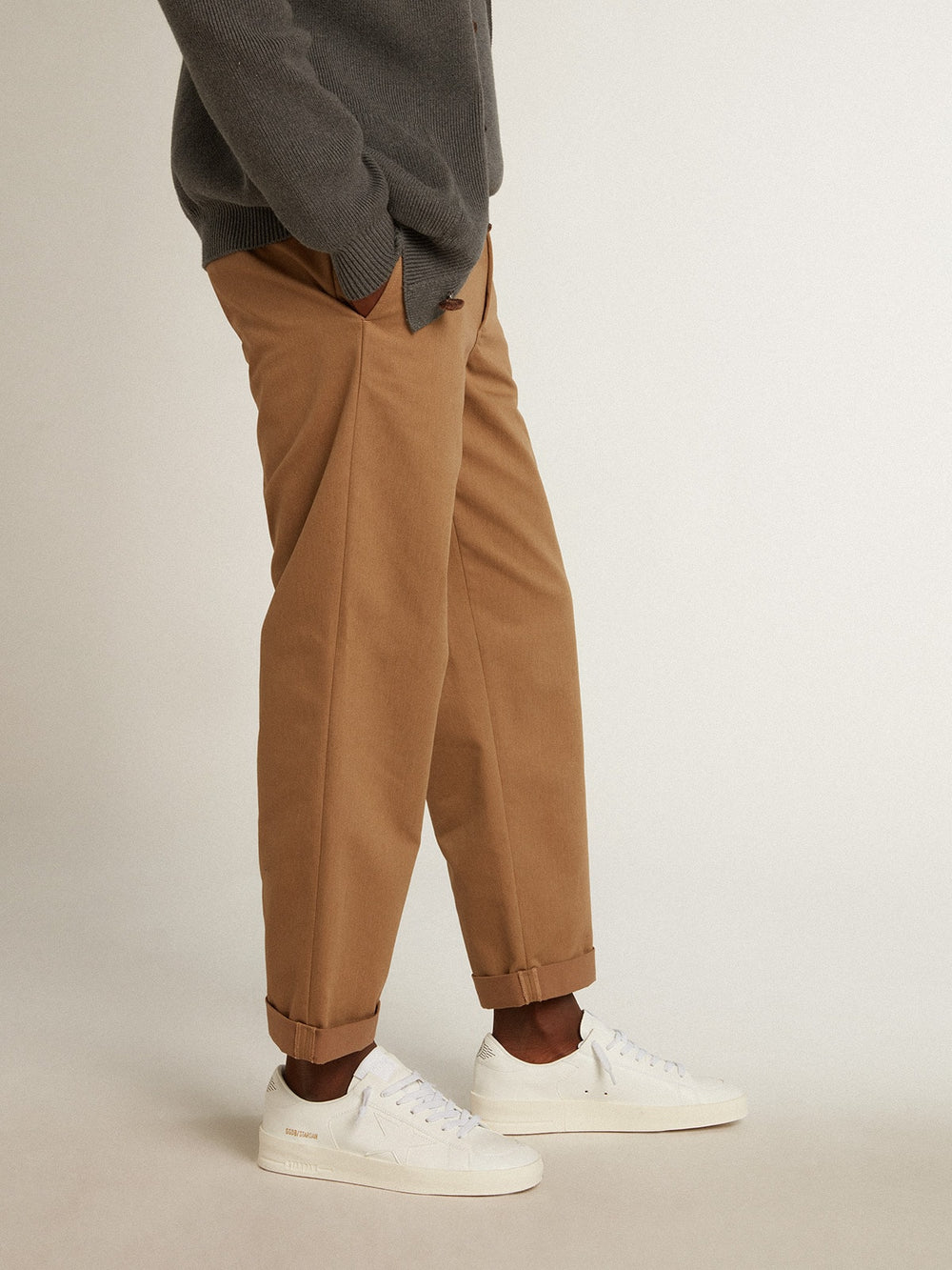 Golden Goose Men’s bio-based Stardan with white star and heel tab