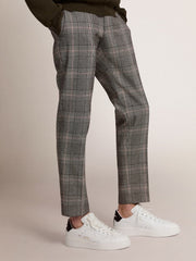 Golden Goose Men's Purestar with leather star and black leather heel tab