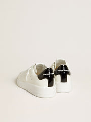 Golden Goose Men’s Purestar with leather star and black patent leather heel tab
