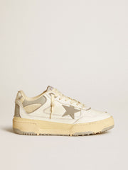 Golden Goose Men’s Forty2 with grey star and white leather heel tab
