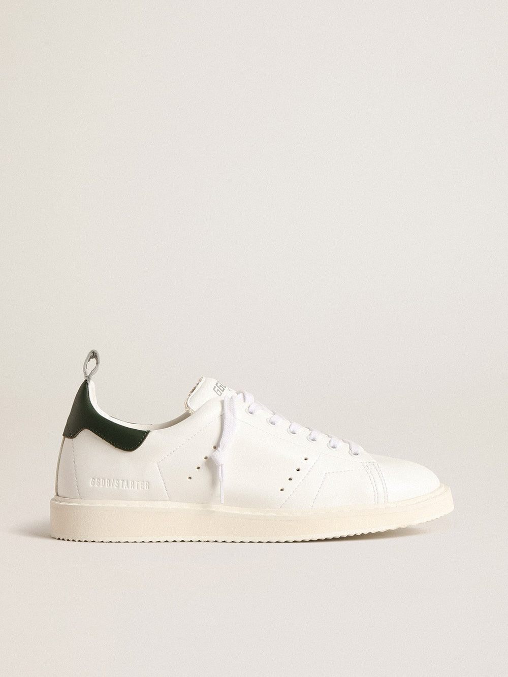 Golden Goose Bio-based Starter with green leather heel tab