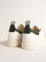 Golden Goose Bio-based Starter with green leather heel tab