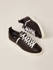 Golden Goose Men's Starter in leather with star printed on the heel tab