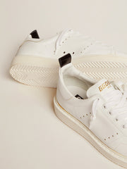 Golden Goose Men's Starter in leather with star on the heel tab