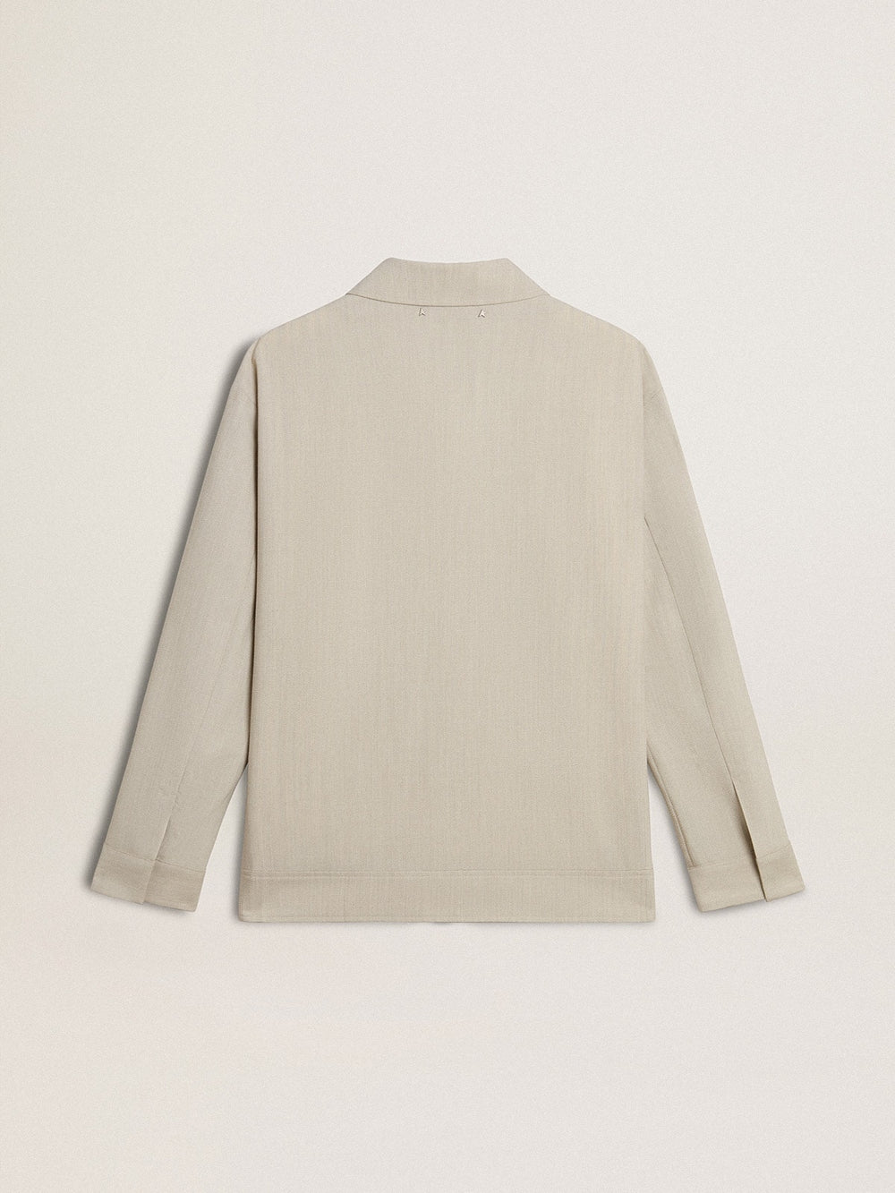 Golden Goose Men's khaki wool blend coach jacket