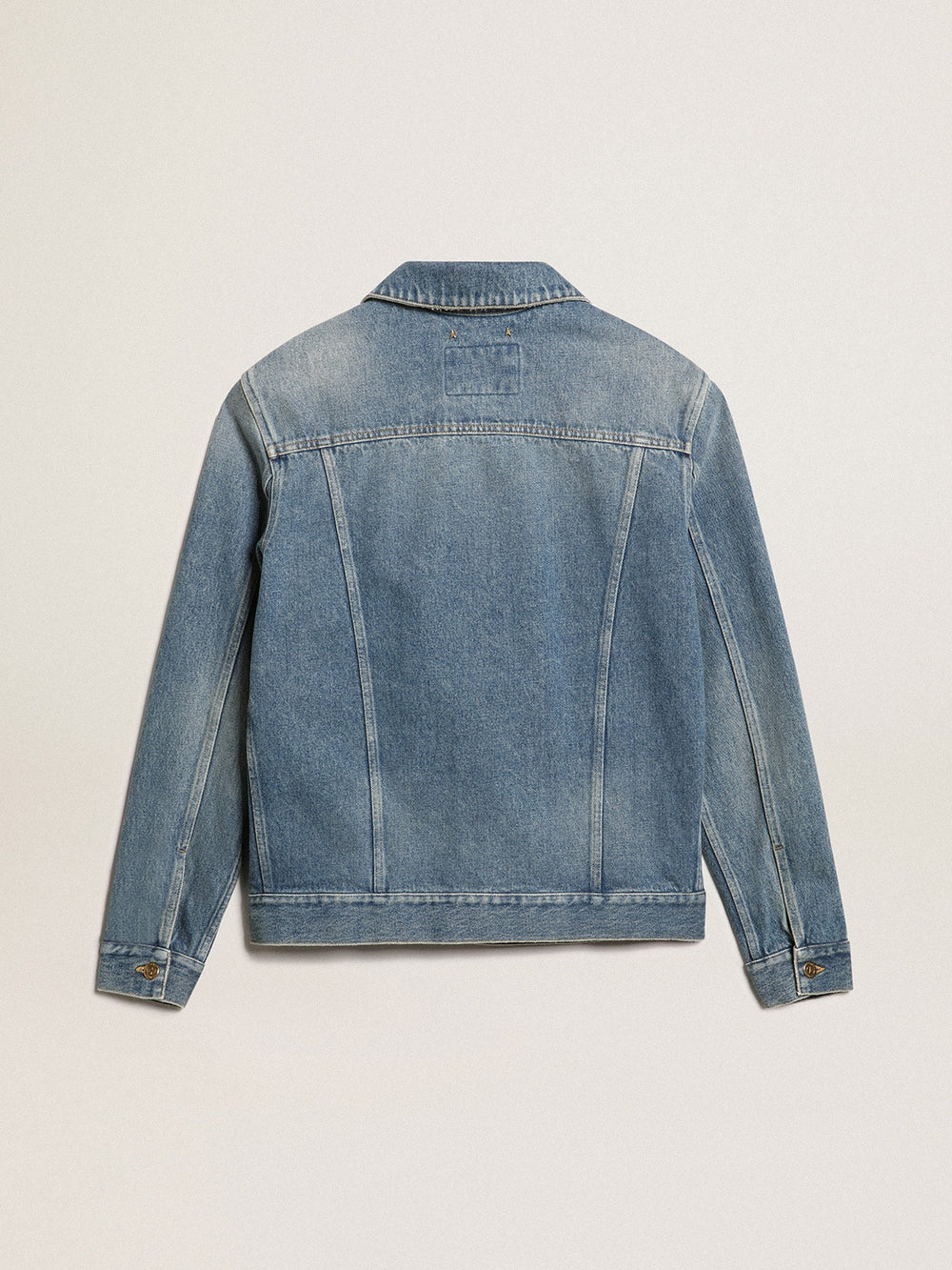 Golden Goose Men's denim jacket with medium wash