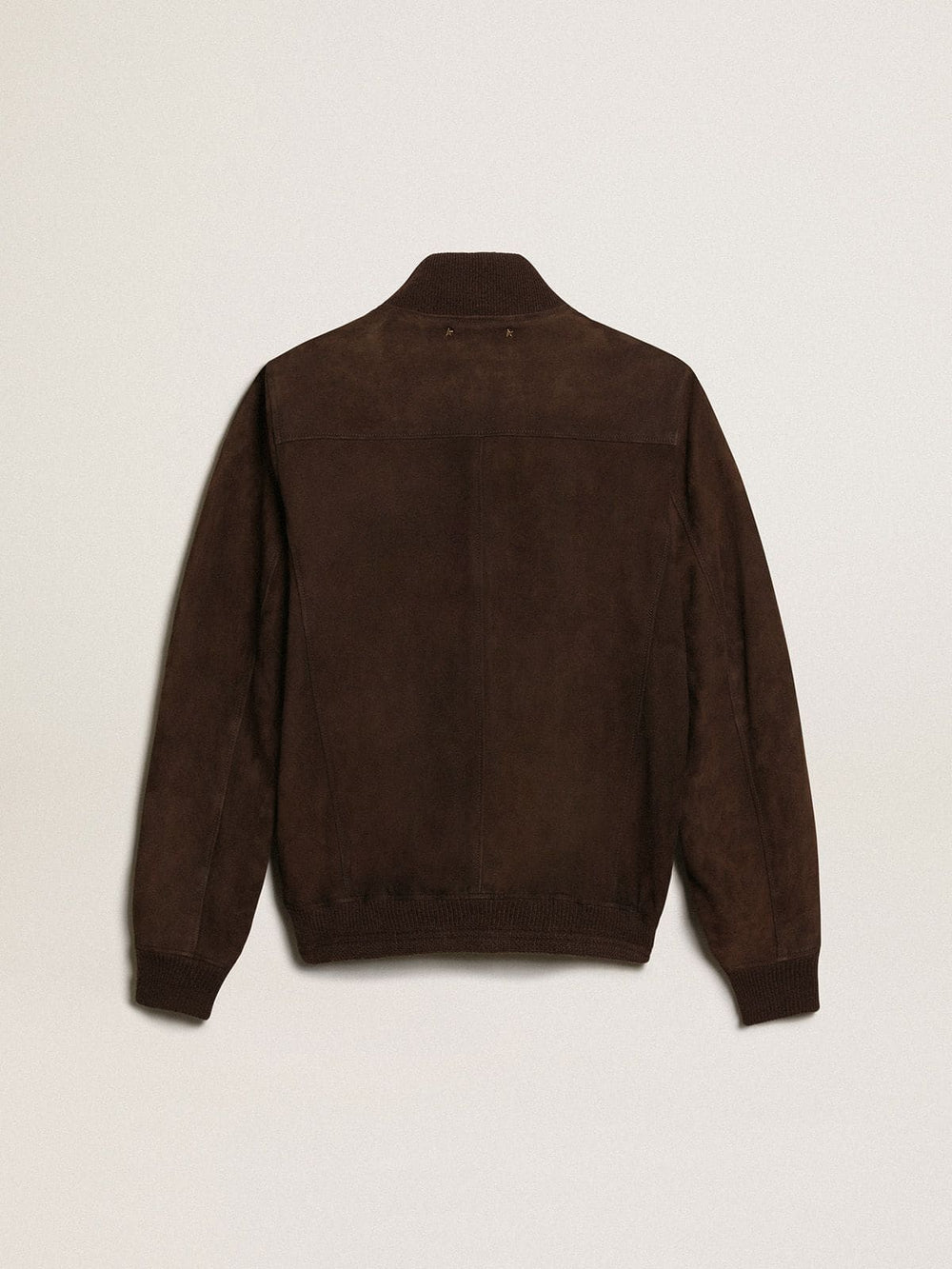 Golden Goose Golden Collection flight jacket in dark brown suede