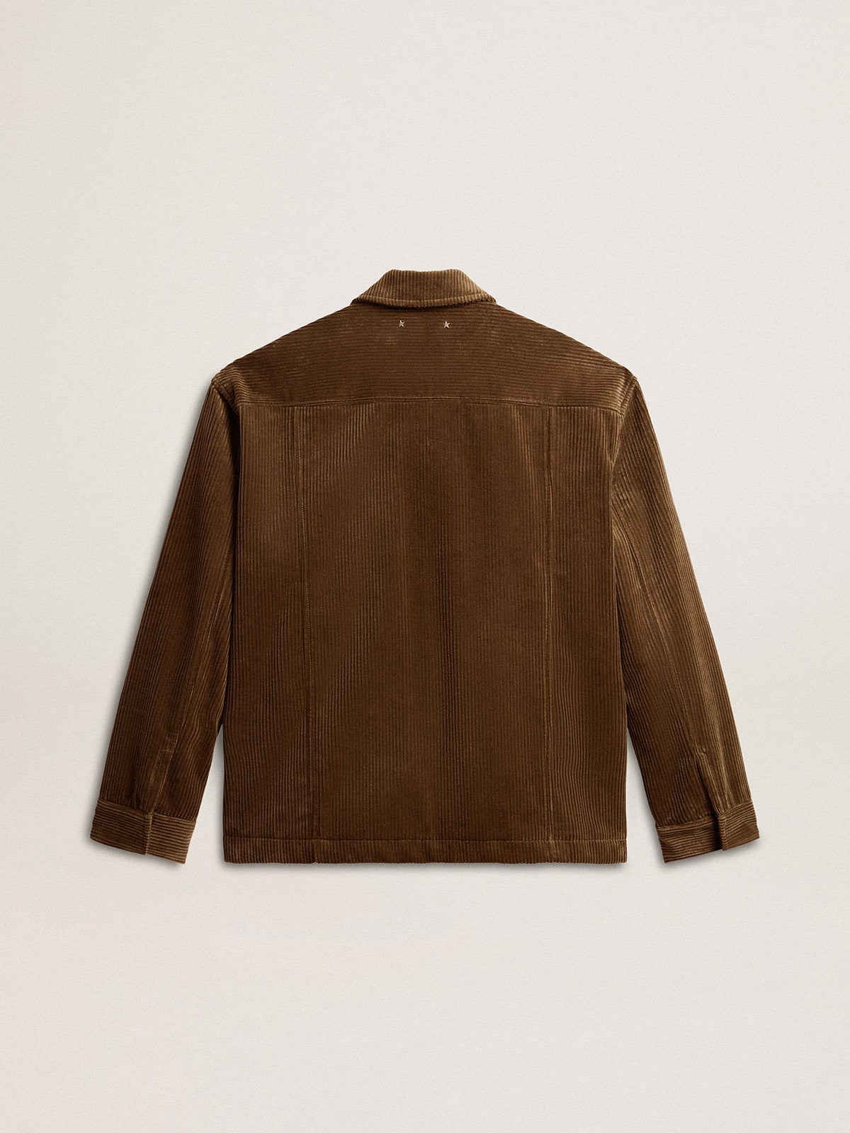 Golden Goose Men's olive-green corduroy jacket