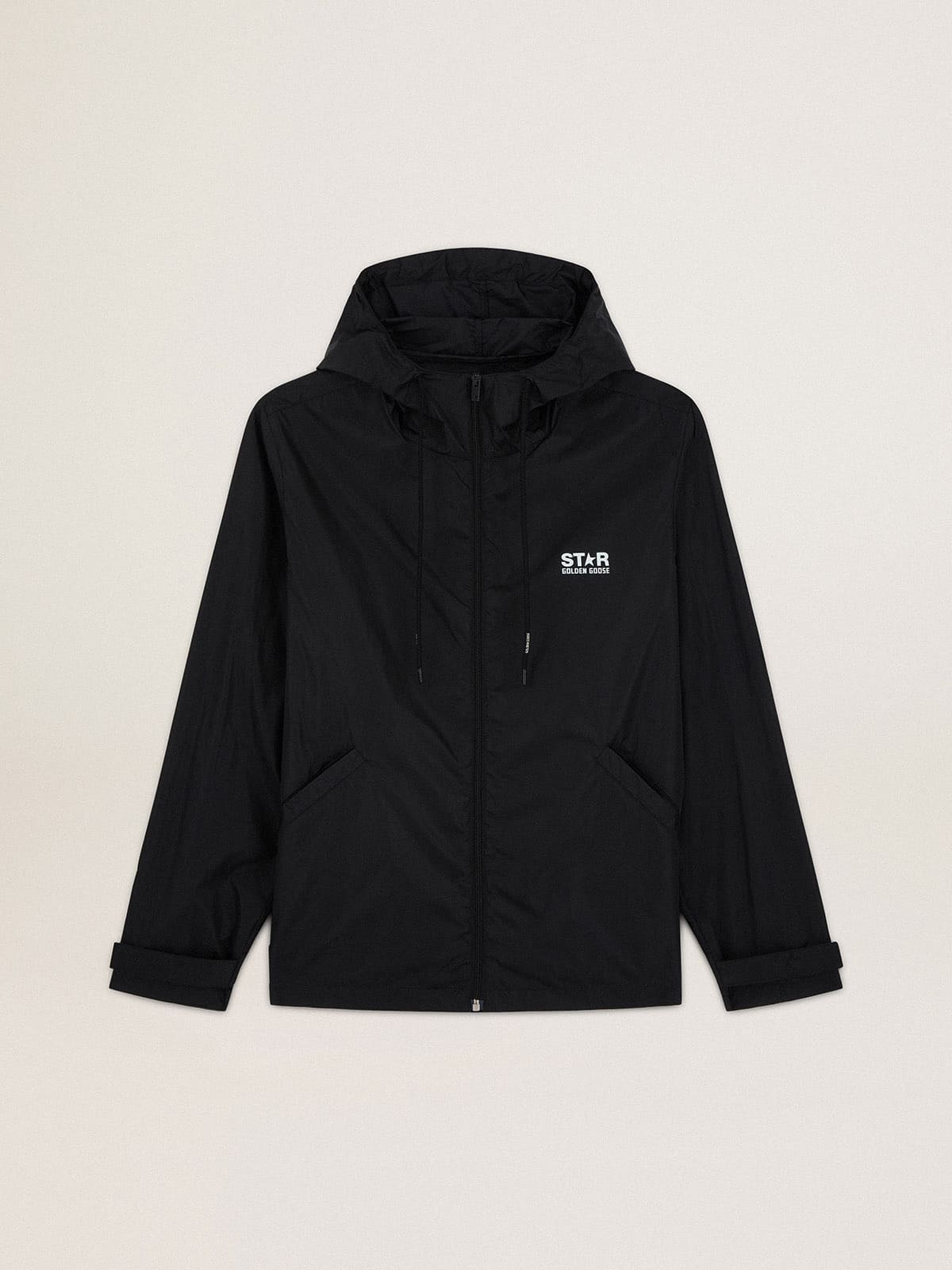 Golden Goose Men's black windbreaker | Golden Goose