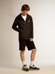 Golden Goose Men's black windbreaker | Golden Goose
