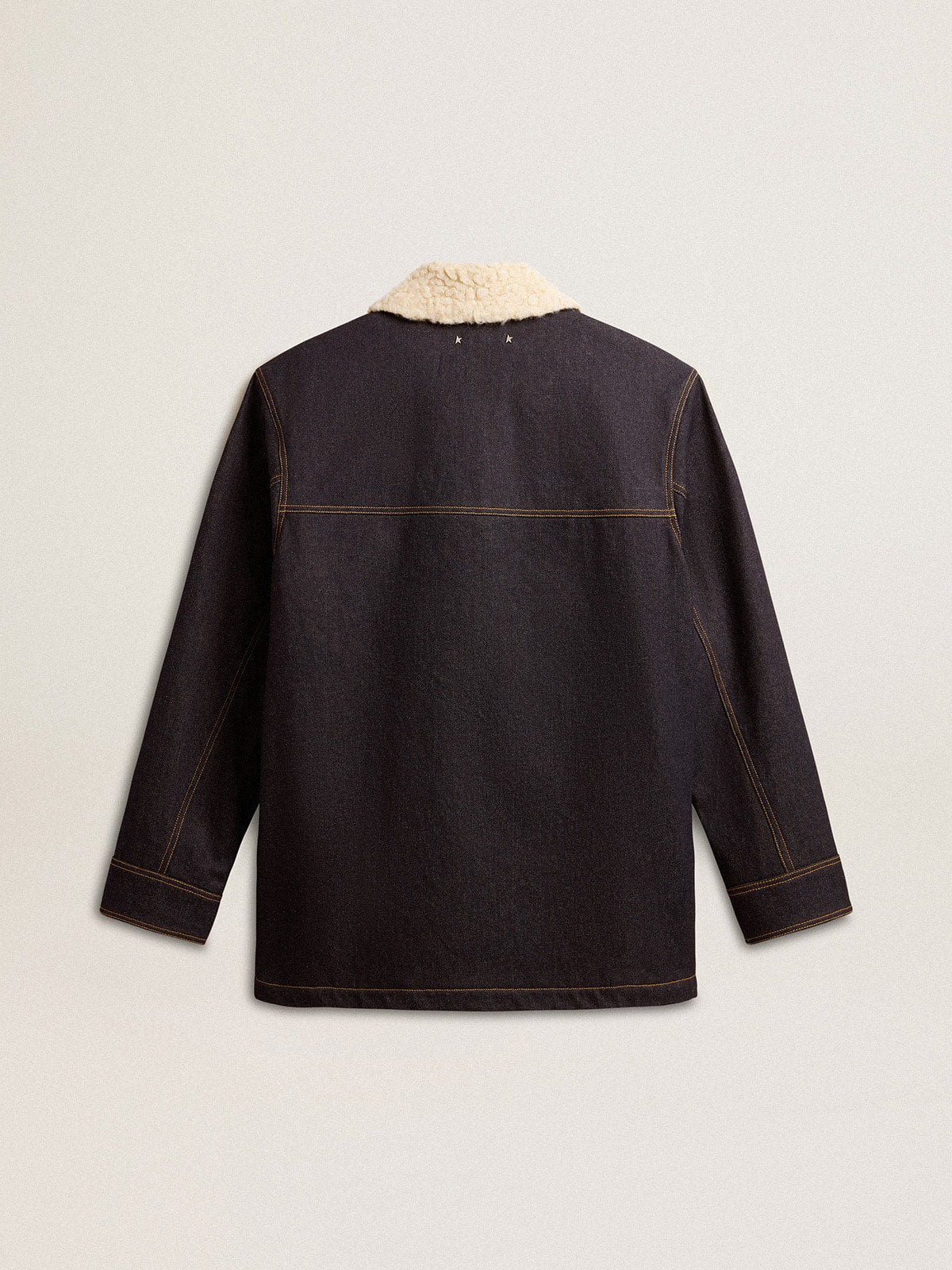 Golden Goose Men's denim pea coat jacket