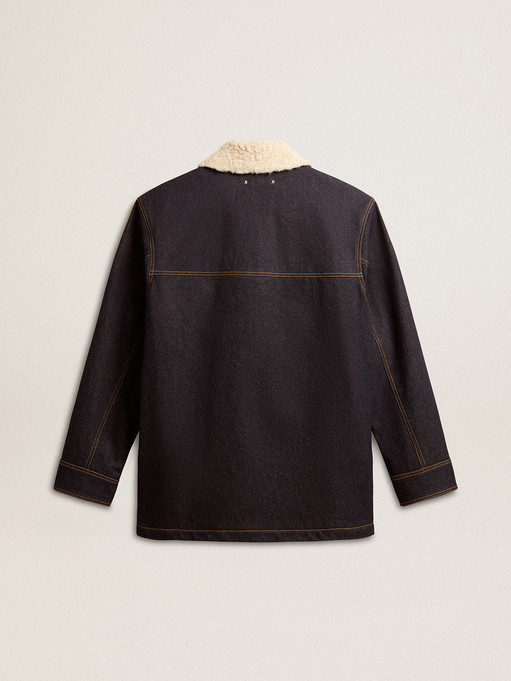 Golden Goose Men's denim pea coat jacket