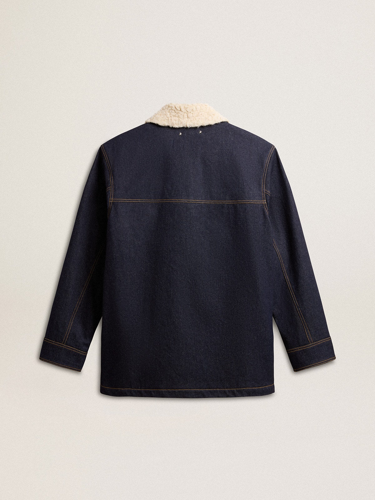 Golden Goose Men's denim pea coat jacket