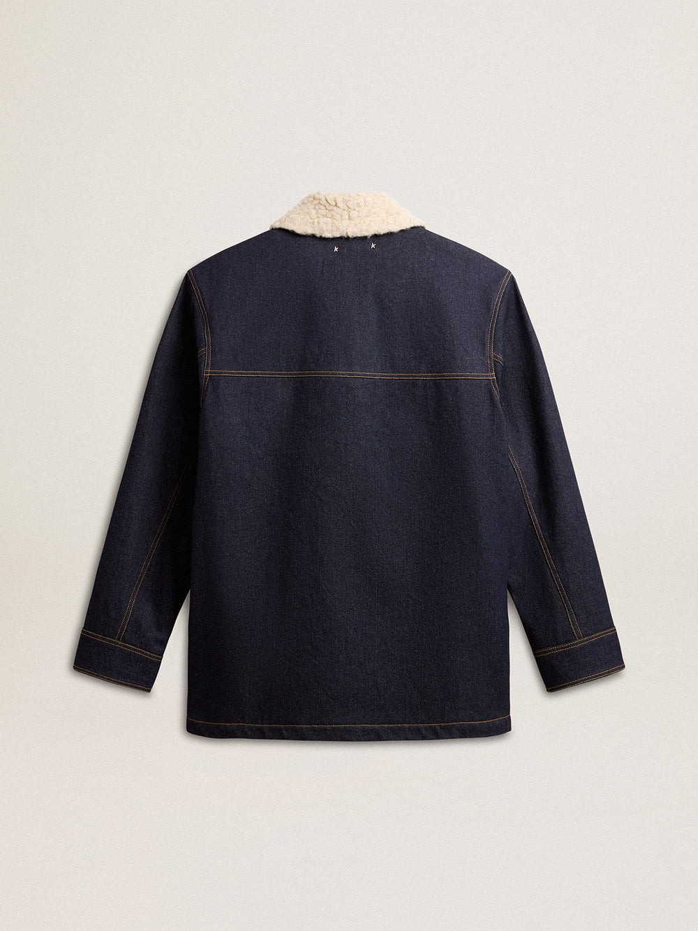 Golden Goose Men's denim pea coat jacket