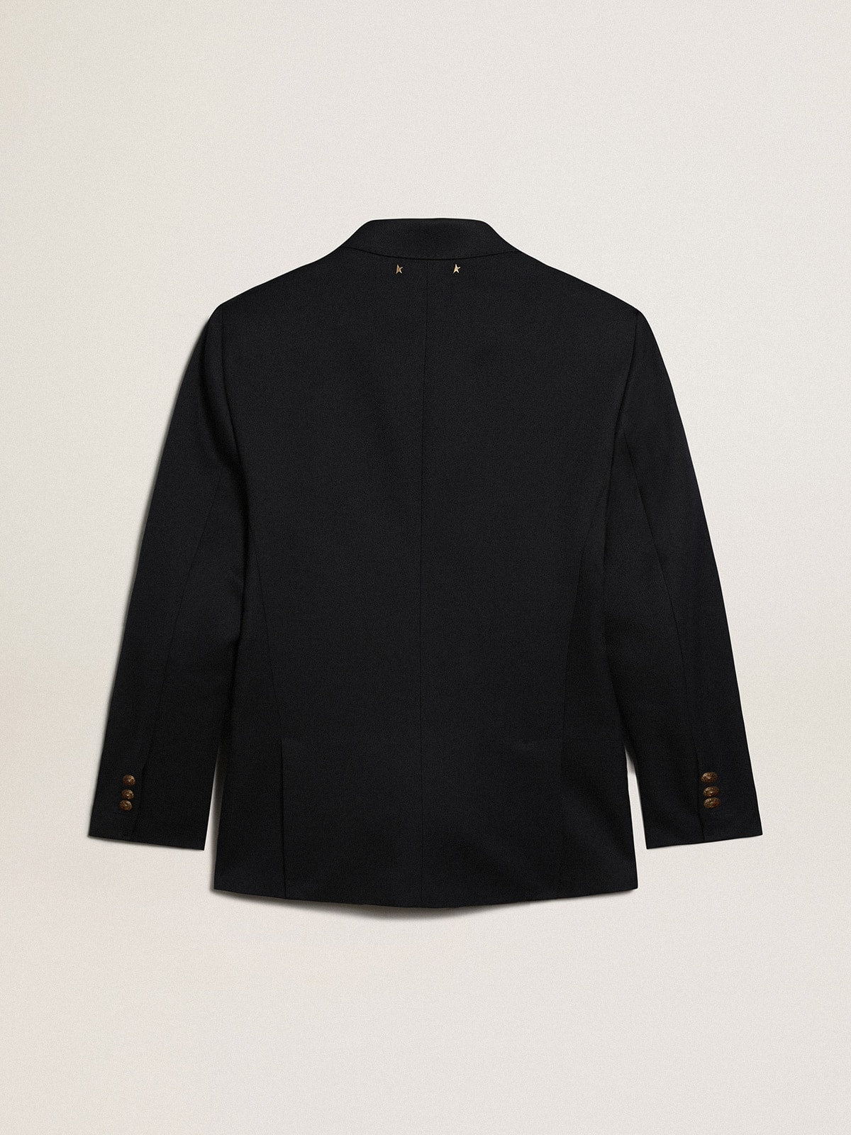 Golden Goose Men's double-breasted blazer in dark blue