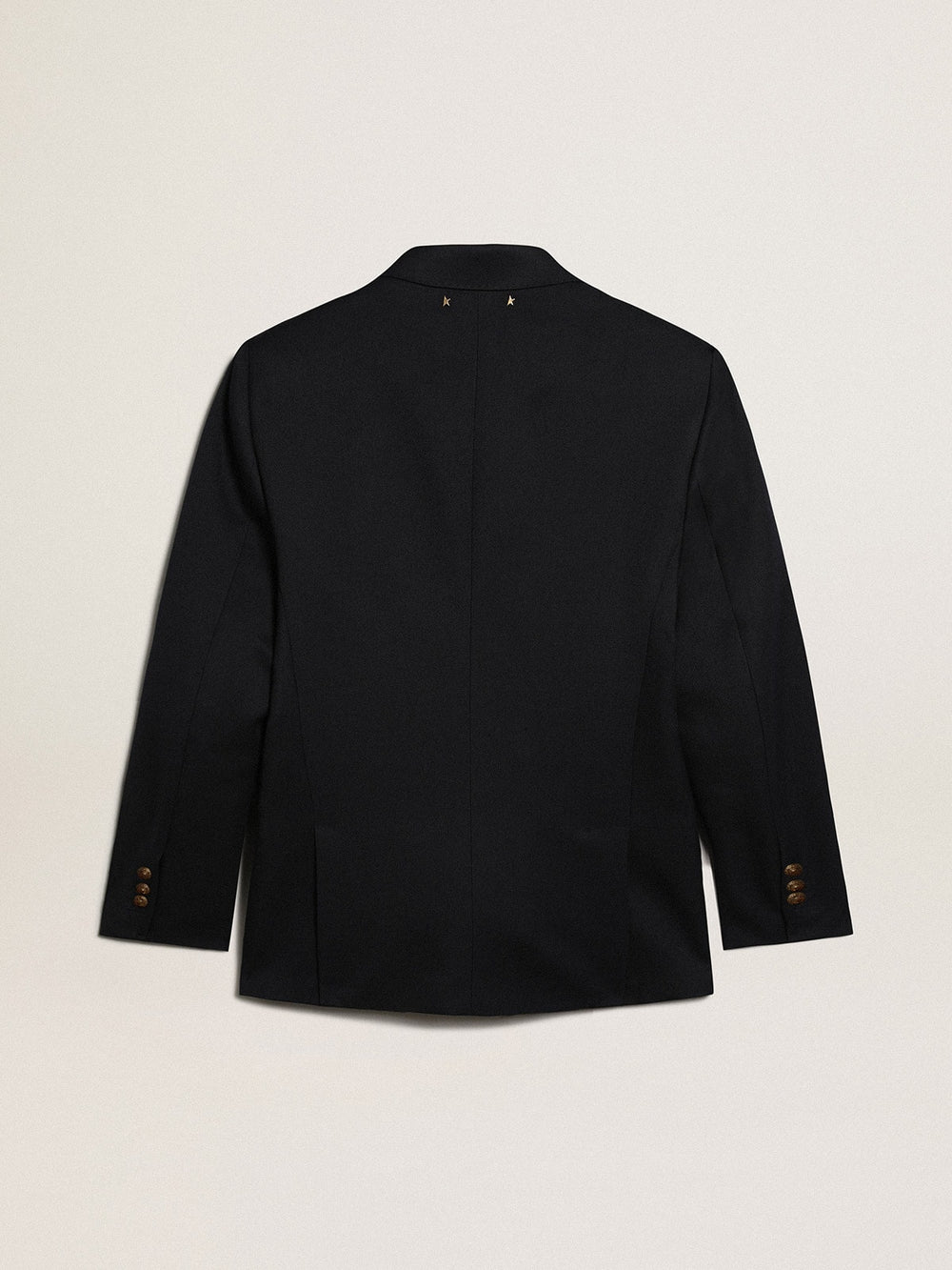 Golden Goose Men's double-breasted blazer in dark blue