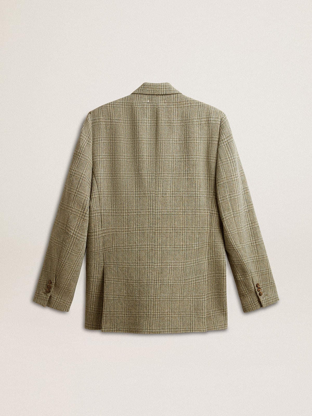 Golden Goose Men's double-breasted blazer in Shetland wool