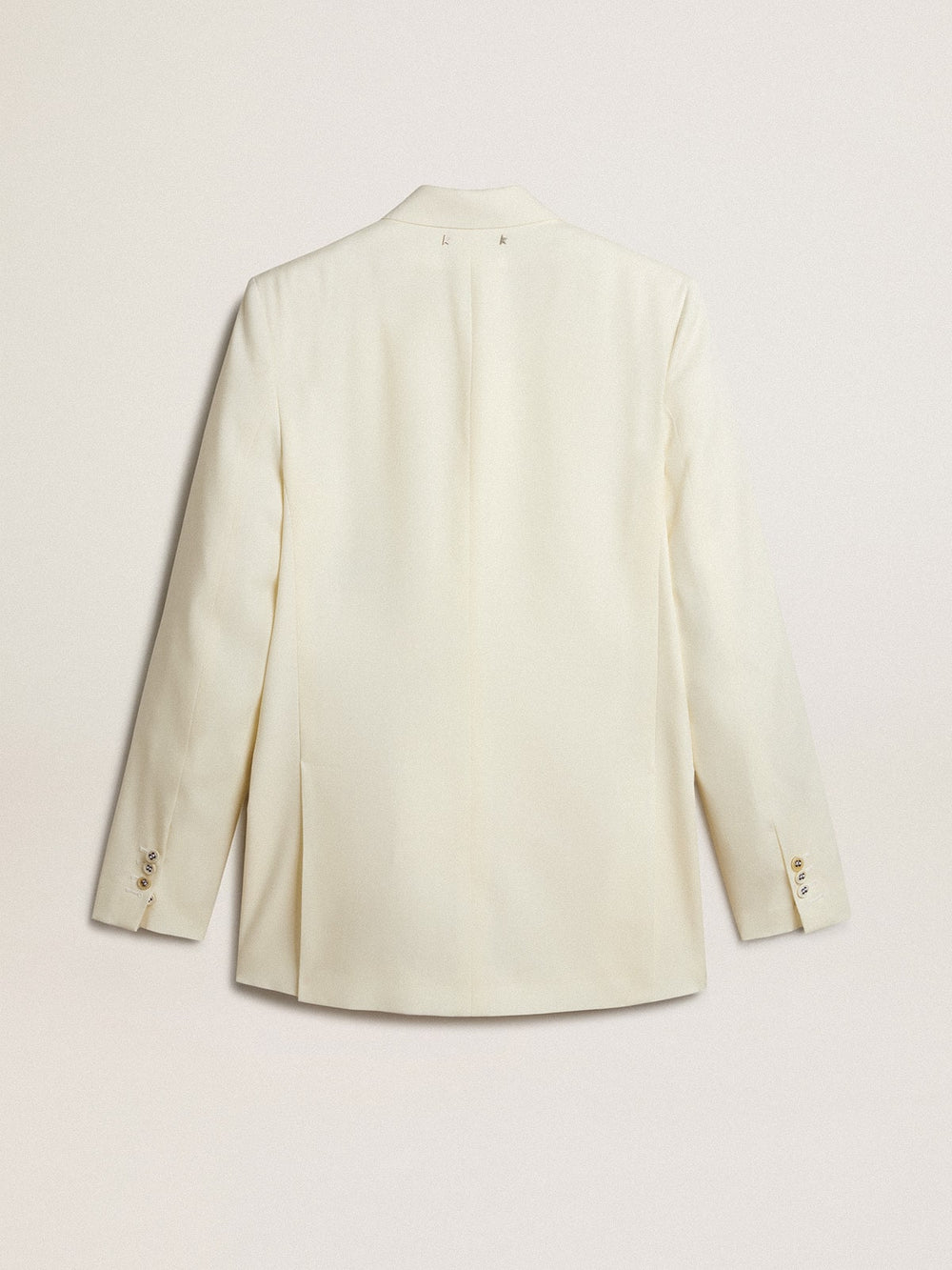 Golden Goose Men’s cream-colored double-breasted blazer