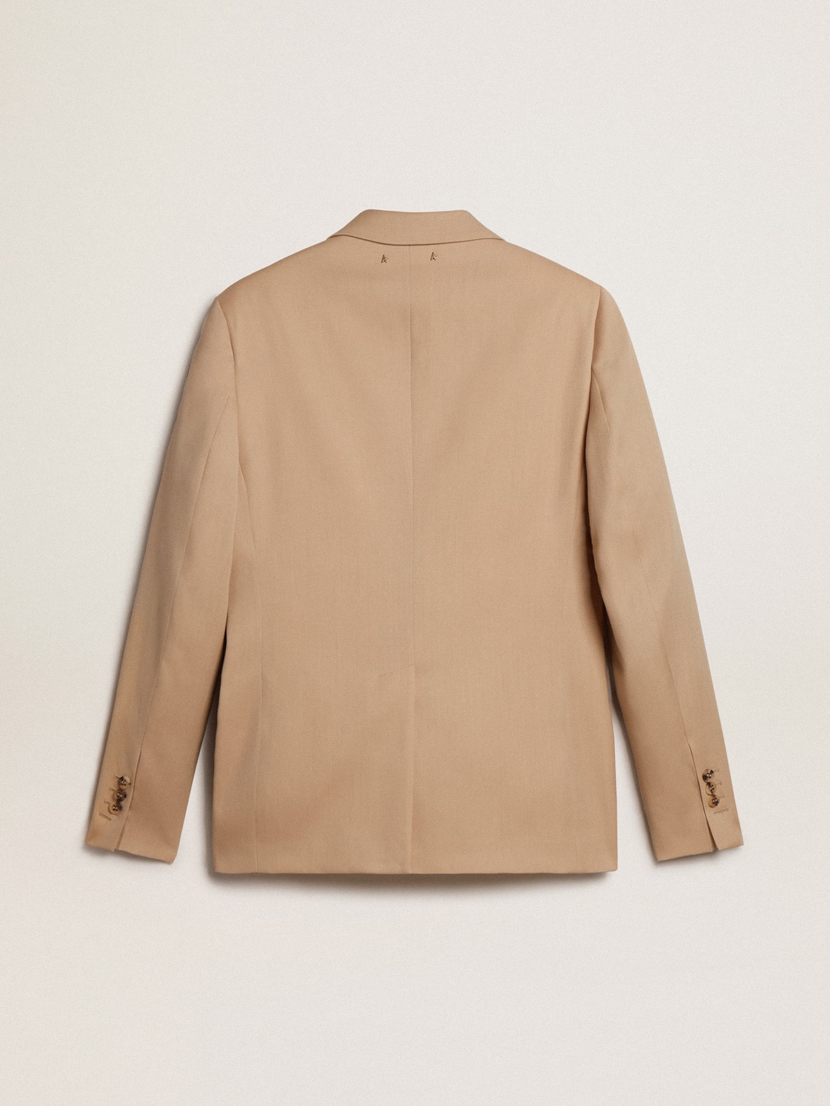 Golden Goose Single-breasted blazer in sand with horn buttons