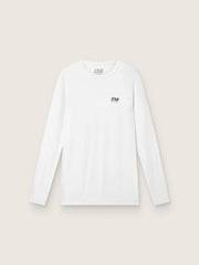 Golden Goose Men's white long-sleeve sports top