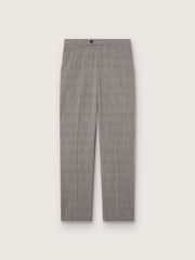 Golden Goose Men’s slim-fit pants in gray Prince of Wales check