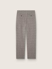 Golden Goose Men’s slim-fit pants in gray Prince of Wales check