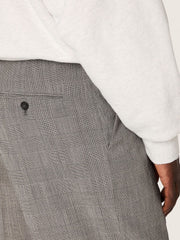 Golden Goose Men’s slim-fit pants in gray Prince of Wales check