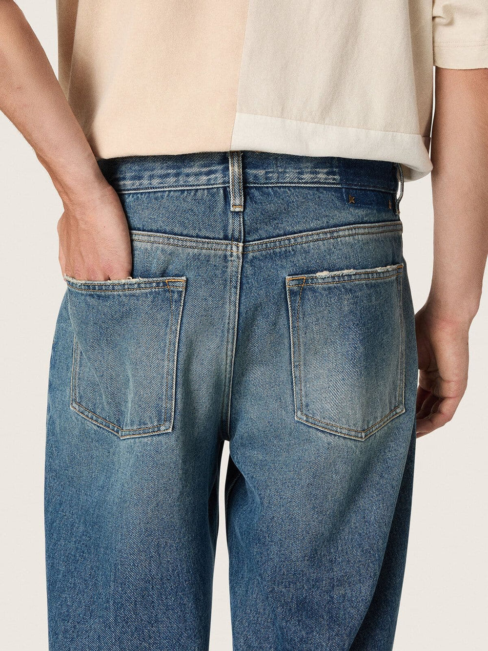 Golden Goose Blue medium wash loose jeans