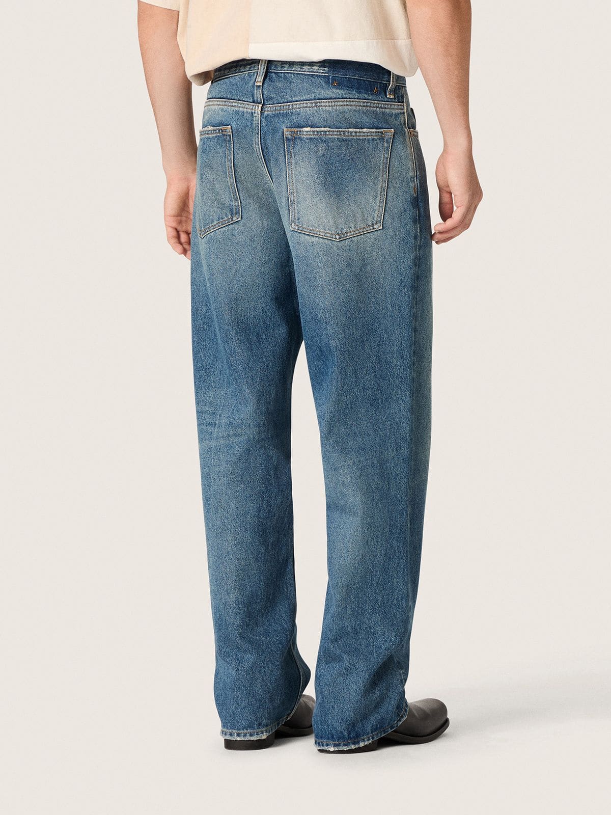 Golden Goose Blue medium wash loose jeans