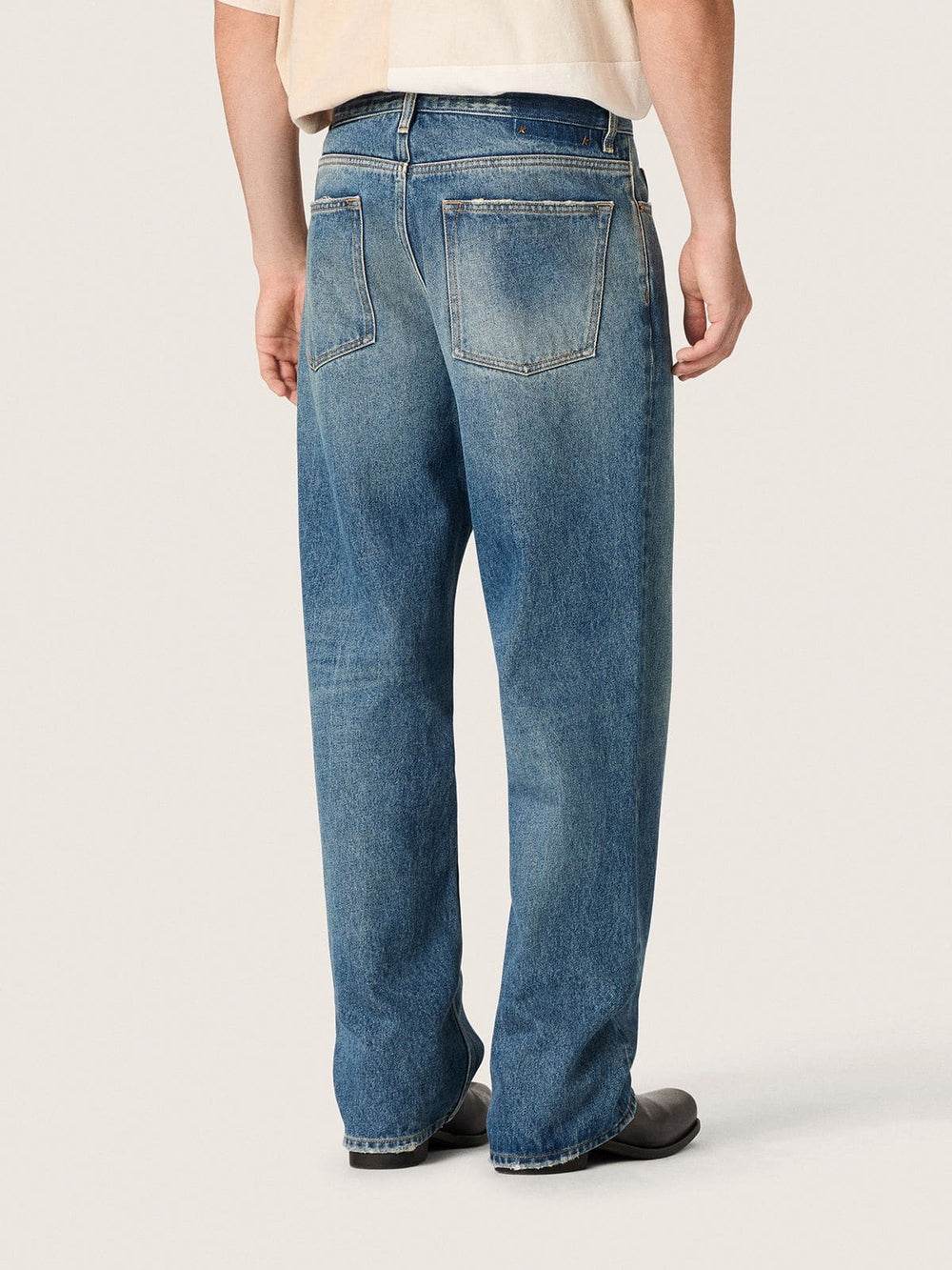 Golden Goose Blue medium wash loose jeans