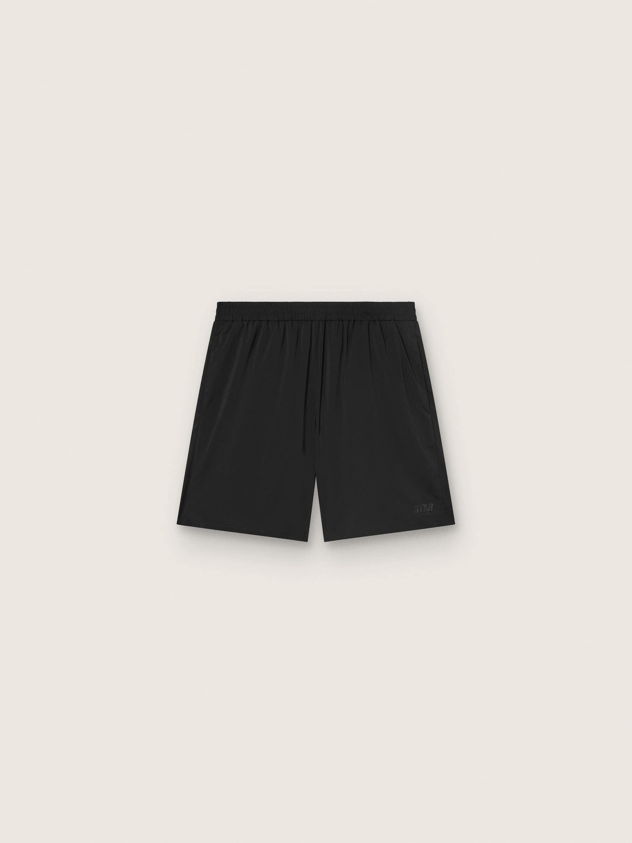 Golden Goose Men's black double-layer sports shorts