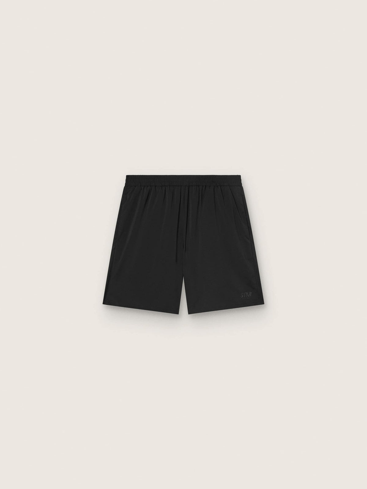 Golden Goose Men's black double-layer sports shorts