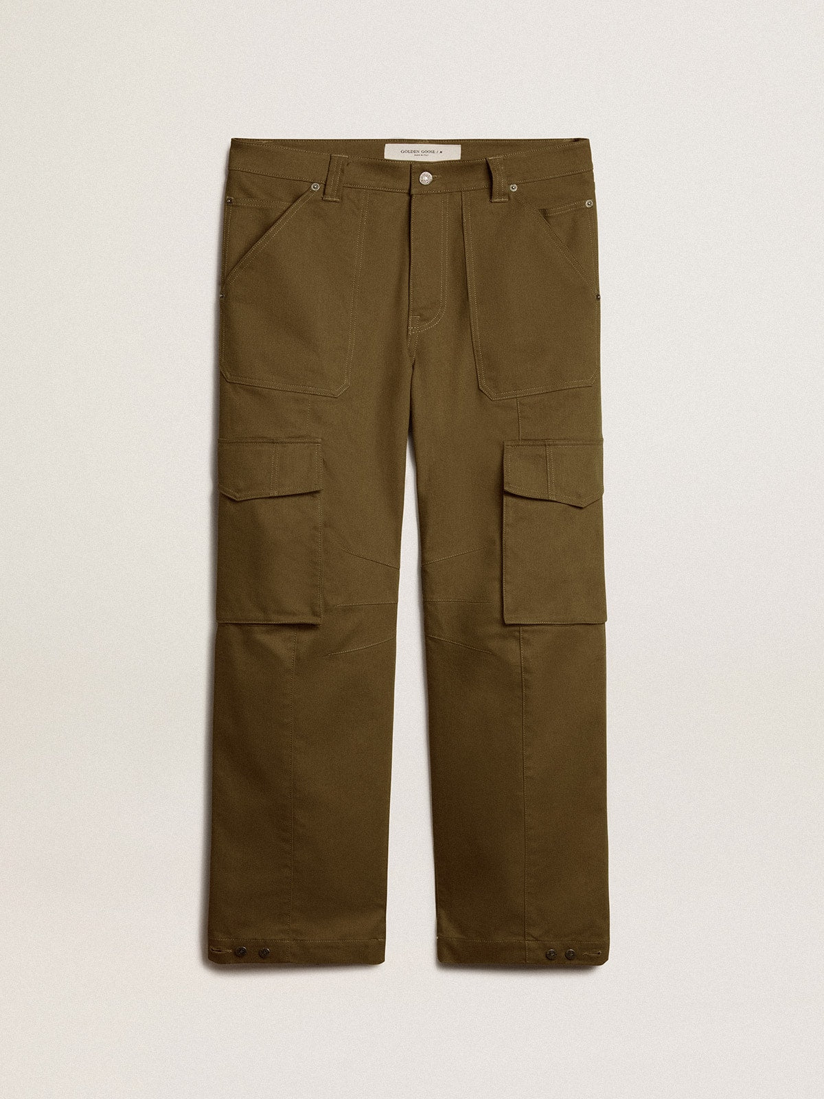 Golden Goose Olive green cargo pants