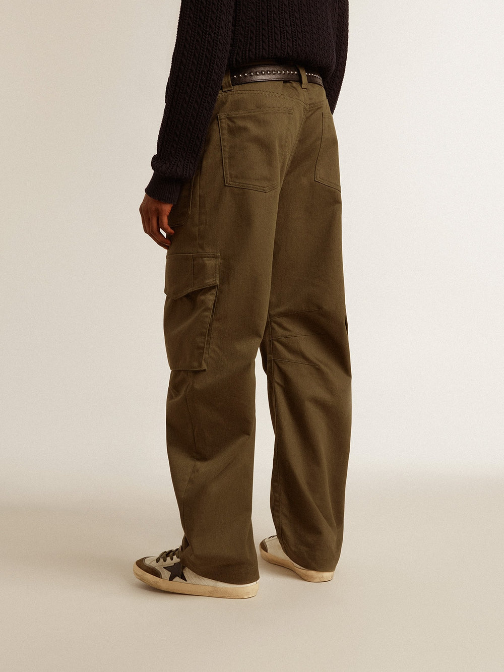 Golden Goose Olive green cargo pants
